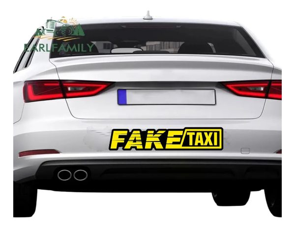 Vinilo Tuning Autos Calco Varios Colores (fake Taxi) - Imagen 2