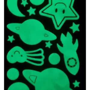 Lunas Estrellas Etc Fotoluminiscentes Niños Stikers