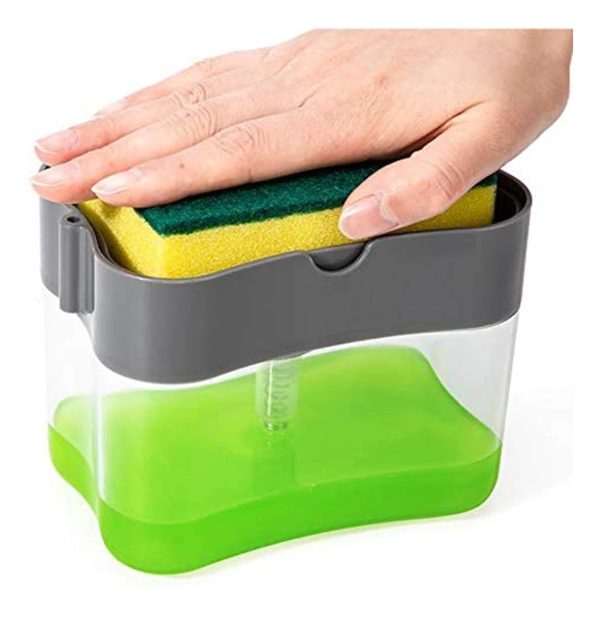 Dispensador De Detergente Para Cocina Incluye Esponja - Imagen 4
