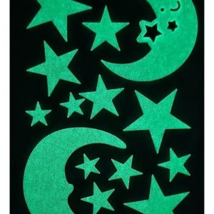Estrellas Y Lunas Fotoluminiscentes Niños Stikers