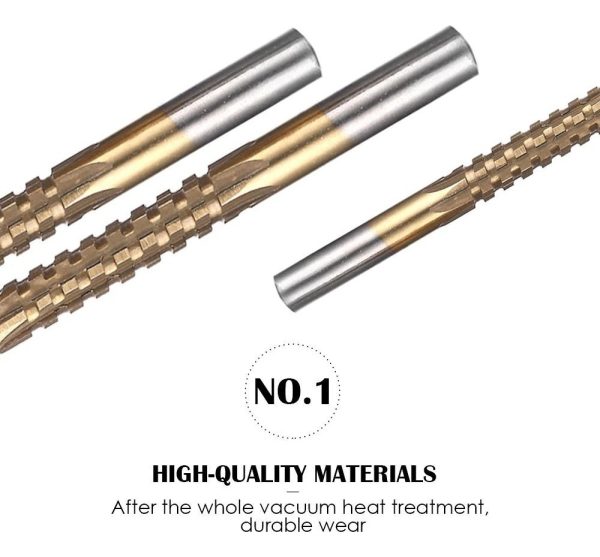 Brocas De Cobalto Para Ranurado De Metal, Madera Etc..set X6 - Imagen 5