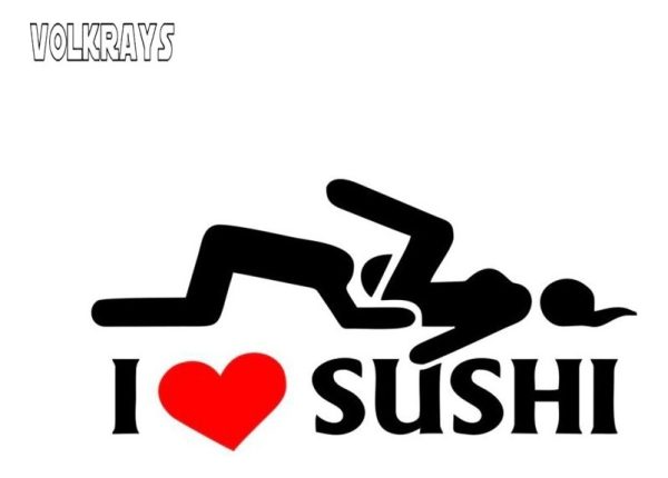 Vinilo Tuning Autos Calco Varios Colores (i Love Sushi) - Imagen 3