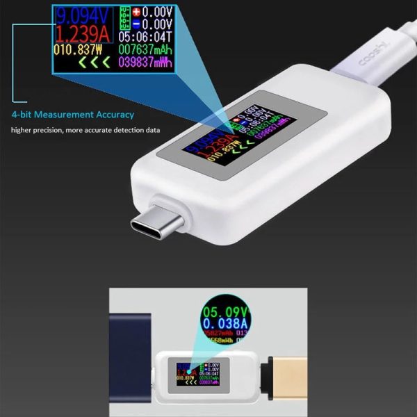 Tester Probador De Energia De Placas De Celulares Usb-c Etc. - Imagen 2