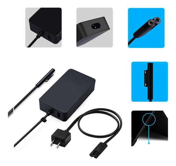 Cargador Compatible Con Microsoft Surface Pro 65w - Imagen 2