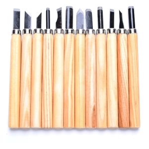 Set De 12 Cinceles Para Trabajos En Madera