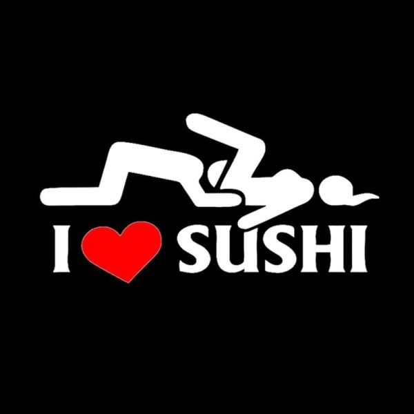 Vinilo Tuning Autos Calco Varios Colores (i Love Sushi)