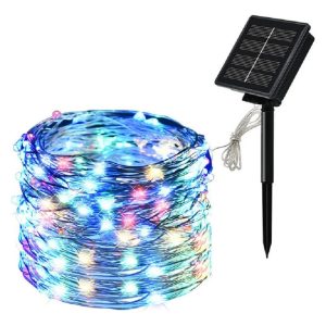 Guirnalda Luces Solares Para Navidad Decoracion