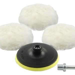 Kit De 3 Almohadillas Para Pulido De Autos De 12 Centímetros