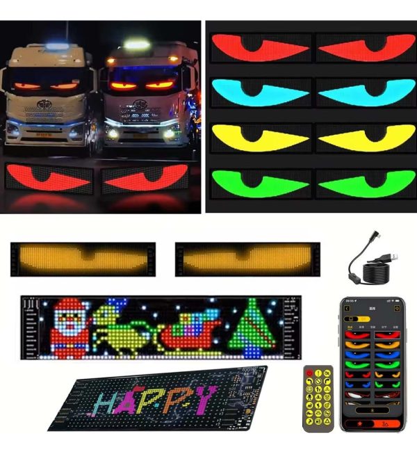 Panel Led Flexible Para Autos 28x10cm - Imagen 4