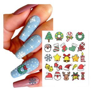 Stikers (tatoo) Para Uñas Diseños Variados Muy Lindas