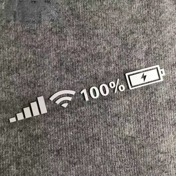 Sticker Para Auto Wifi 5g Reflectivo Pegotin - Imagen 5