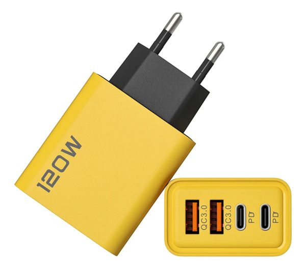 Cargador Con Entradas Usb Y Usb Tipo C Con 4 Salidas. - Imagen 5