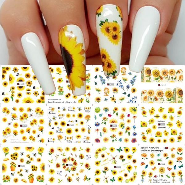 Stikers Tatoo Para Uñas Diseños Variados Muy Lindas - Imagen 6