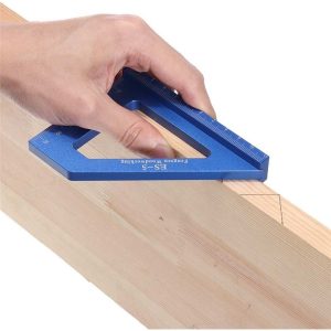 Escuadra De Aluminio Para Carpintería Etc. 11 Cm. Muy Útil