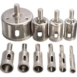 Mecha Copa Punta Diamante 15 Piezas Para Corte De Cerámica