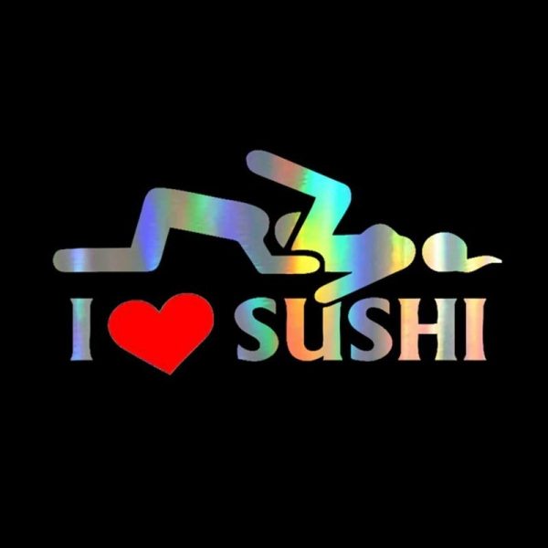 Vinilo Tuning Autos Calco Varios Colores (i Love Sushi) - Imagen 4