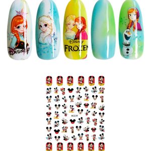 Stikers 3d Para Uñas De Niñas Diseños Variados Muy Lindas