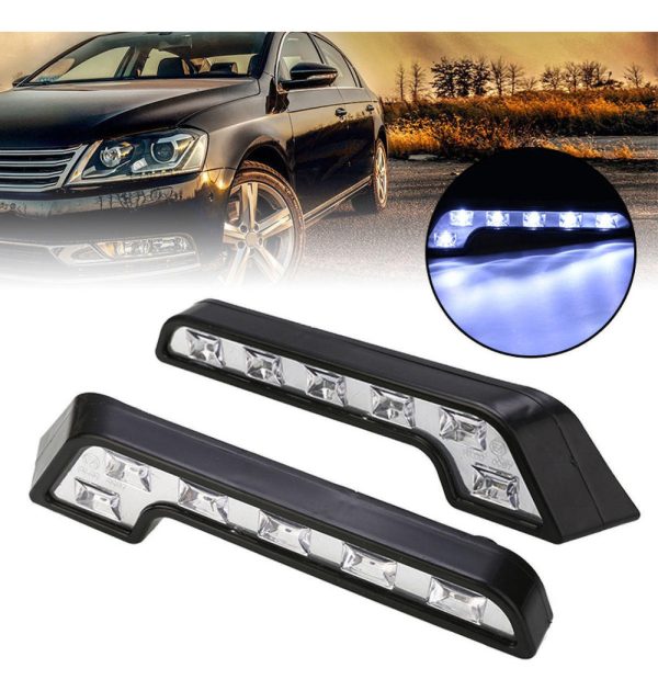 Par De Faros Camineros Led Luz Diurna 17cm Muy Lindos - Imagen 2