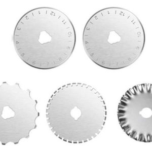5 Repuestos Para Cuchilla Rotativa 45 Mm. 4 Cortes Diferente