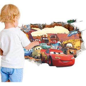 Stiker Cars, Decoración Dormitorio Bebe Niños Hermoso!!