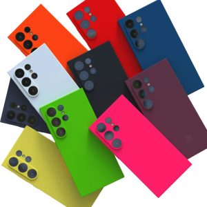 Protector De Silicona Para Samsung S24 Ultra Varios Colores