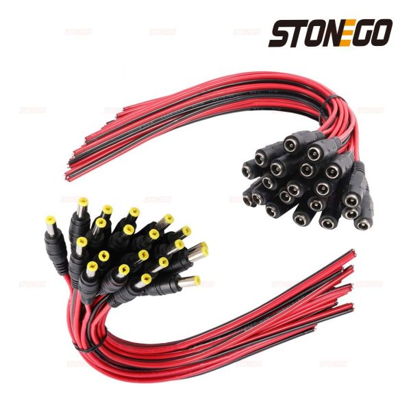 Pack De 5 Pares Conectores Macho Hembra 12 Volt 22awg - Imagen 2
