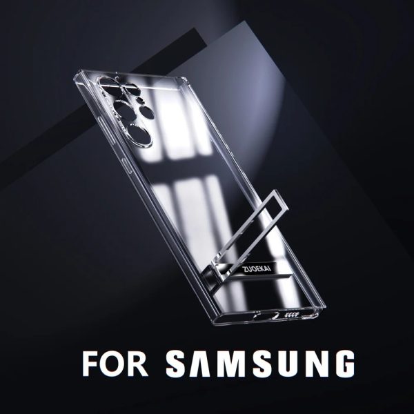 Protector Silicona Con Pie Compatible Con Samsung S23 - Imagen 4