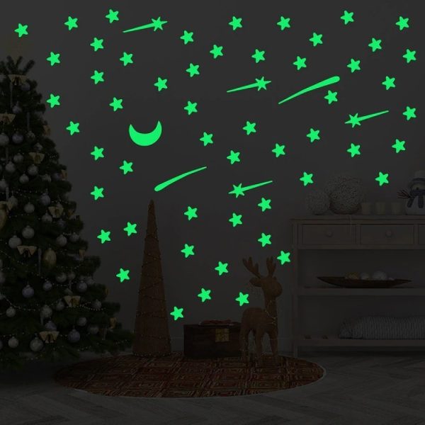 Estrellitas Y Luna En Vinilo Chicas 103 Unidades En Total - Imagen 4