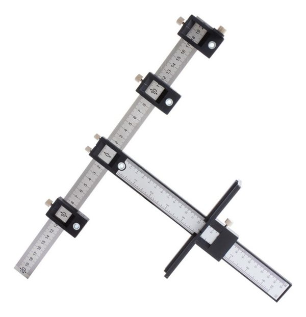 Regla Multifincion Ajustable De Aluminio Carpinteria Etc..