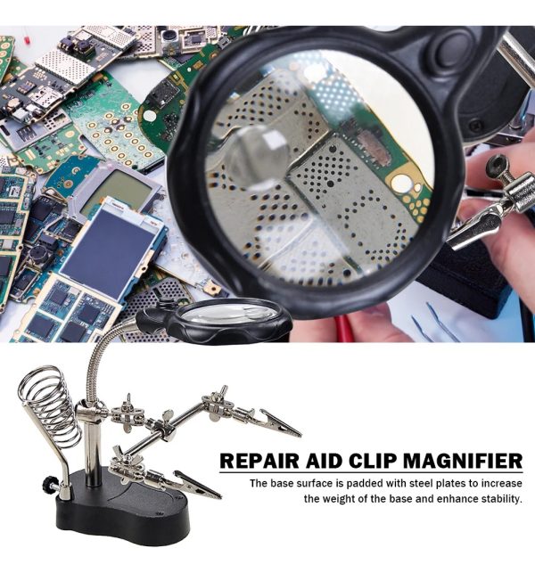 Ayudante De Soldadura De Plaquetas Con Luz Led - Imagen 6