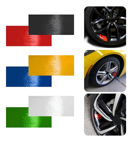 4 Pegotines Reflectivos Para Ruedas, Llantas De Auto