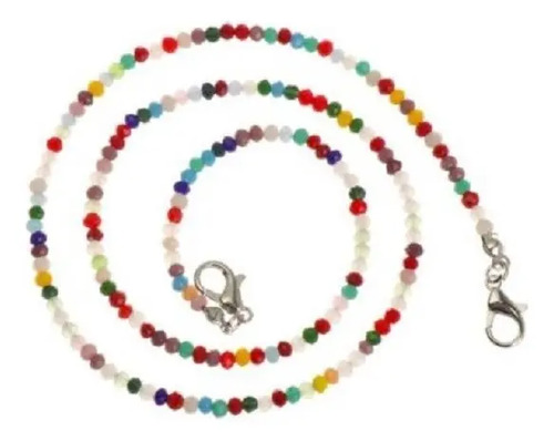 Colgante Sujetador Para Lentes Y Tapabocas Para Niños 50 Cm Multicolor