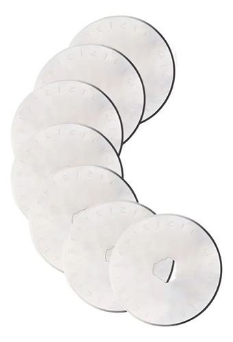 5 Repuestos Para Cuchilla Rotativa 45 Mm. Cutter Trincheta