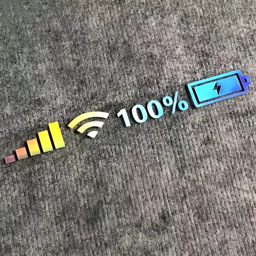 Sticker Para Auto Wifi Reflectivo Pegotin Conectividad