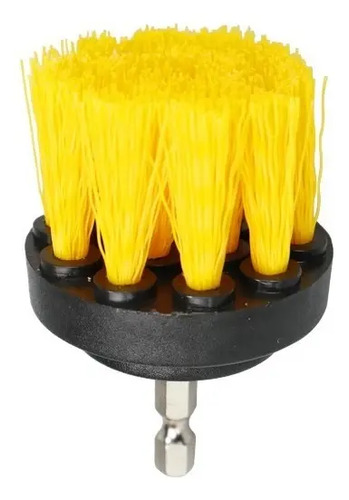 Cepillo Para Taladro 3 Unidades Multiuso Amarillo Y Negro - Imagen 6