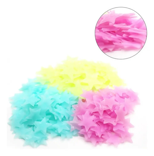 Estrellas Fluorfluor Paquete De 100 Unidades