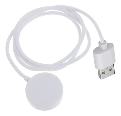 Cable Para Cargador Compatible Con Apple Watch Usb-a Blanco
