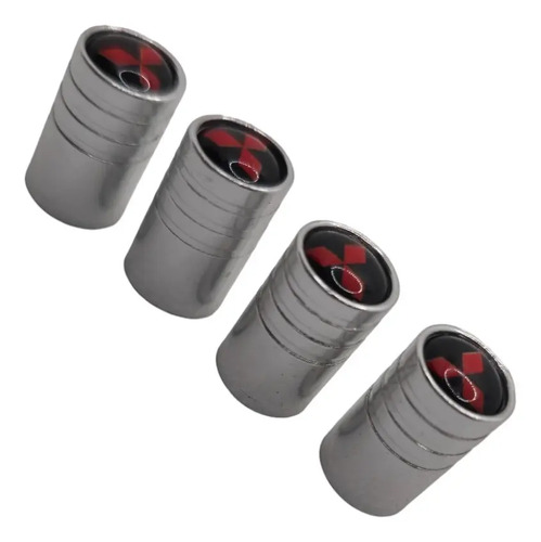 Tapitas De Valvulas Para Mitsubishi L200 Y Lancer Plateadas