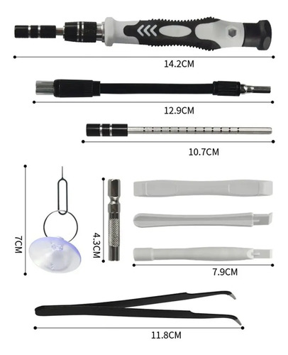 Kit De Reparación Celulares 115 Piezas El Mas Completo!!! - Imagen 3