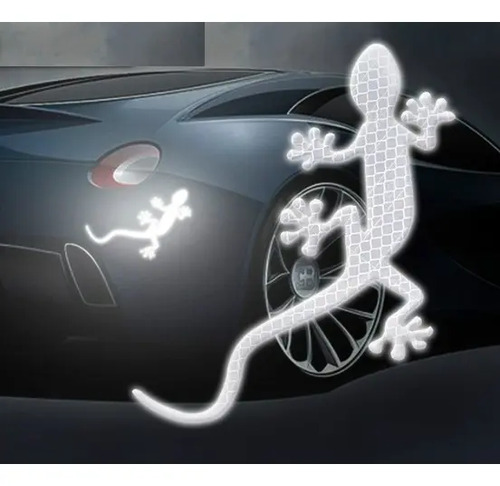 Pegotine Reflectivo Para Auto, Moto Etc (gecko) - Imagen 4