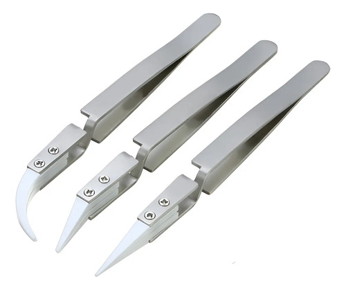 Pinza De Precision Inversa Con Punta De Ceramica