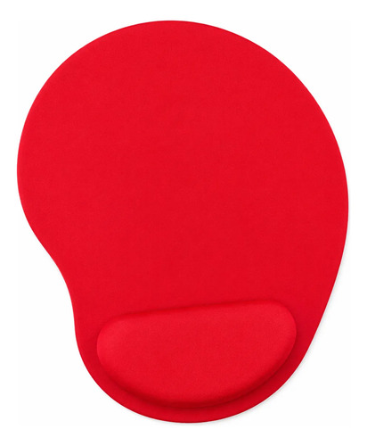 Mouse Pad Ergonomico Con Apoyo Para Muñeca Color Rojo Rojo