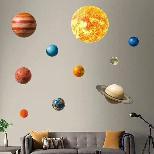 Planetario En Vinilo Leer Tamaños En La Descripción Varios