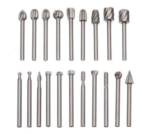Fresas Rotativas 20 Unidades Madera Mini Torno
