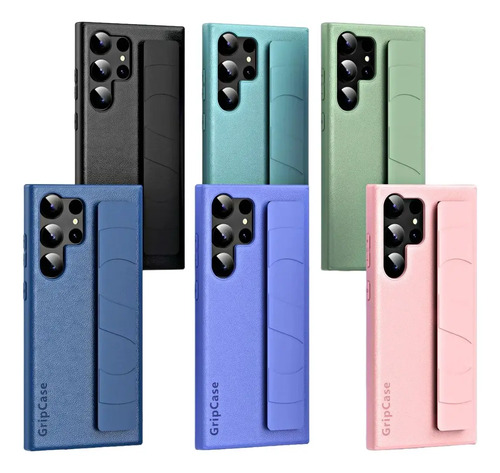Protector De Silicona Con Muñequera Para Samsung S24 Ultra - Imagen 4