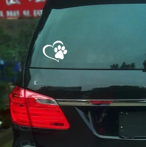 Vinilo Tuning Autos Ploter Calco Huella Perrito - Imagen 2