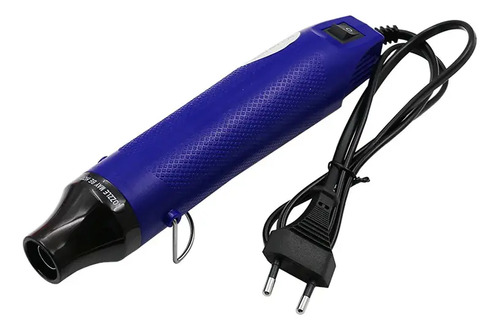 Pistola De Calor De Mano 220 V. 300w Ideal Termocontraibles Color Azul O Negro