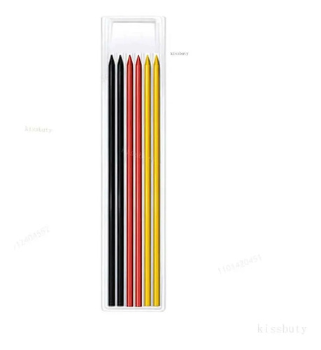 Lápiz Carpintero Mecánico Trazo Fino Grafo 3 Colores - Imagen 5