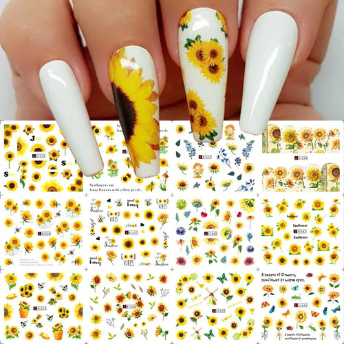 Stikers Tatoo Para Uñas Diseños Variados Muy Lindas - Imagen 6