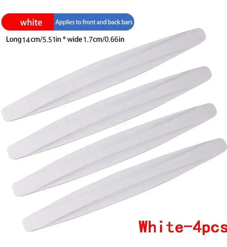 4 Protectores De Paragolpes Goma Universal Gol Saveiro Fiat - Imagen 3